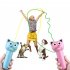 String  Launcher Fling String Toy Handheld Rope String Toy Outdoor Electric Decompression Toy blue