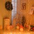String Light 300LED USB Copper Curtain Lamp Christmas Wedding Party Lights Outdoor Decoration  White