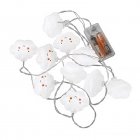 String Lights 10 LED Decorative Fairy Light Battery Powered IP45 Waterproof For Indoor Outdoor Party Decoration Cloud Light 1.5m 10led 2 battery