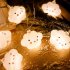 String Lights 10 LED Decorative Fairy Light Battery Powered IP45 Waterproof For Indoor Outdoor Party Decoration star lamp 1 5m 10led 2 battery