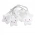 String Lights 10 LED Decorative Fairy Light Battery Powered IP45 Waterproof For Indoor Outdoor Party Decoration star lamp 1 5m 10led 2 battery