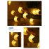 String Lights 10 LED Decorative Fairy Light Battery Powered IP45 Waterproof For Indoor Outdoor Party Decoration star lamp 1 5m 10led 2 battery