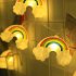 String Lights 10 LED Decorative Fairy Light Battery Powered IP45 Waterproof For Indoor Outdoor Party Decoration star lamp 1 5m 10led 2 battery