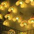 String Lights 10 LED Decorative Fairy Light Battery Powered IP45 Waterproof For Indoor Outdoor Party Decoration star lamp 1 5m 10led 2 battery