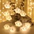 String Lights 10 LED Decorative Fairy Light Battery Powered IP45 Waterproof For Indoor Outdoor Party Decoration star lamp 1 5m 10led 2 battery