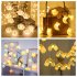 String Lights 10 LED Decorative Fairy Light Battery Powered IP45 Waterproof For Indoor Outdoor Party Decoration star lamp 1 5m 10led 2 battery