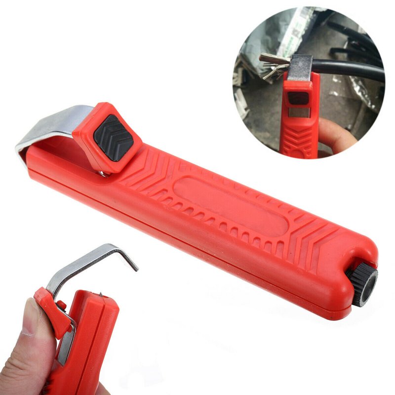 Stripping Pliers Rubber Cable Crimping Tool 8-28mm red