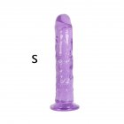 Strong Suction Cup Dildo Toy for Adult Erotic Soft Jelly Dildo Anal Butt Plug Realistic Penis G spot Orgasm Sex Toys for Woman purple S