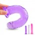 Strong Suction Cup Dildo Toy for Adult Erotic Soft Jelly Dildo Anal Butt Plug Realistic Penis G spot Orgasm Sex Toys for Woman Transparent  L