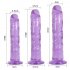 Strong Suction Cup Dildo Toy for Adult Erotic Soft Jelly Dildo Anal Butt Plug Realistic Penis G spot Orgasm Sex Toys for Woman Transparent  L