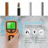 Stud Finder Wall Scanner Hw430 5 in 1 Stud Detector HD LCD Display Quickly Locating Sensor Finders for Wood Metal Orange