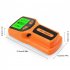 Stud Finder Wall Scanner Hw430 5 in 1 Stud Detector HD LCD Display Quickly Locating Sensor Finders for Wood Metal Orange