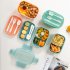 Student Bento Lunch Box With Cutlery 1900ml Large Capacity Microwave Freezer Dishwasher Safe Leak Proof Food Box green