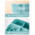 Student Bento Lunch Box With Cutlery 1900ml Large Capacity Microwave Freezer Dishwasher Safe Leak Proof Food Box green