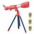 Students Astronomical Telescope With Tripod High definition Eyepiece Science Experiment Stem Toys A18 red