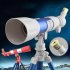 Students Astronomical Telescope With Tripod High definition Eyepiece Science Experiment Stem Toys A18 red