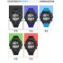 Students Electronic Watch Sports Fashion Simple Wristwatches Multi functional Watch black
