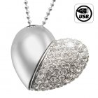 Style plus performance  welcome to the 21st century way to carry around your digital files   the heart shaped all metal USB drive from the gadget superstore  ch