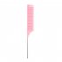 Styling  Comb Oval Ring shaped Hollowed Hair Massage Comb Wet Dry Dual use Hair Care Styling Tools pink