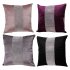 Stylish Graceful Velvet Throw Pillow with Diamond Chain Soft Sofa Cushion Decoration Modern Pillowcase gray 45   45cm