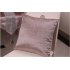 Stylish Graceful Velvet Throw Pillow with Diamond Chain Soft Sofa Cushion Decoration Modern Pillowcase gray 45   45cm