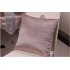 Stylish Graceful Velvet Throw Pillow with Diamond Chain Soft Sofa Cushion Decoration Modern Pillowcase purple 45   45cm