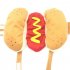 Stylish Hotdog Shape Pet Costume Fall and Winter Dog Cat Coat Warm Outfit for Pets Supplies yellow S