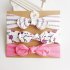 Stylish Kids Bowknot Hairband Cute Headwear Ornament Birthday Festival Gift 3PCS Set