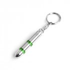 Stylish Magnetic Anti static Unisex Key Chain Car Key Ring Hanging Decor green 10 10 58mm