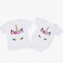Stylish Parent child Outfits Women Kids Short sleeve T Shirt Baby Romper Birthday Festival Gift female adults T shirt M