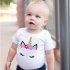 Stylish Parent child Outfits Women Kids Short sleeve T Shirt Baby Romper Birthday Festival Gift female adults T shirt M