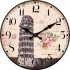 Stylish Round Wall Clock for Bedroom Study Office Christmas Birthday Gift Home Decoration