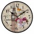 Stylish Round Wall Clock for Bedroom Study Office Christmas Birthday Gift Home Decoration