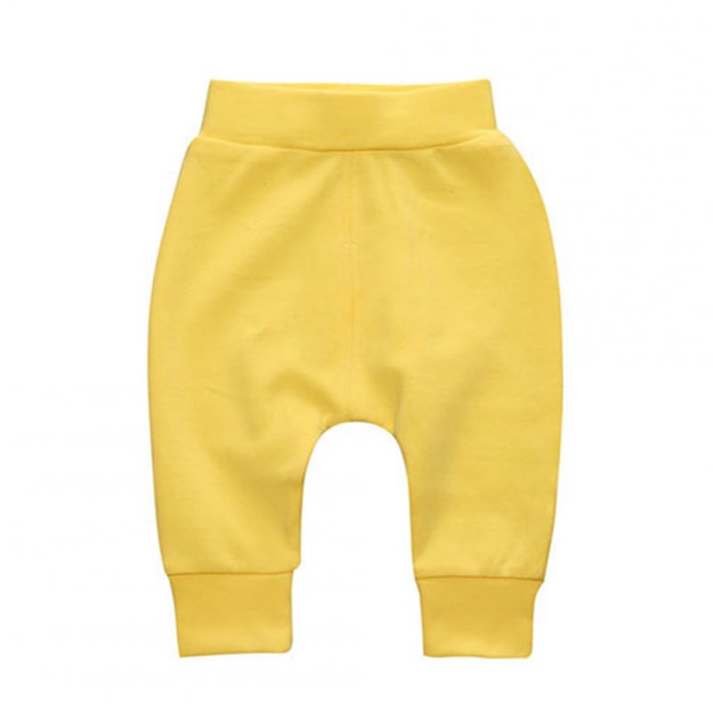 Stylish Solid-Colour Baby Boy Girl Harem Pants Cute Large PP Trousers Spring Autumn Wear Open-Seat Pants