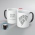 Stylish Unique Heat Sensitive Color Changing Magic Ceramic Mug Cup Christmas Gifts