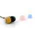 Stylish and natural wooden earphones with comfortable silicon inner ear piece for added comfort at a great low price