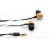 Stylish and natural wooden earphones with comfortable silicon inner ear piece for added comfort at a great low price