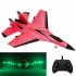 Su 35 RC Aircraft FX620 RC Glider With LED Light Fixed Wing Remote Control Airplane Model Red