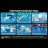 Submersible LED Lights With Remote Control  10LED Battery Powered Magnetic Snap On Type Pool Lights  IP68 Waterproof Rechargeable Hot Tub Light For Pool Aquariu