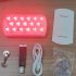 Submersible LED Lights With Remote Control  10LED Battery Powered Magnetic Snap On Type Pool Lights  IP68 Waterproof Rechargeable Hot Tub Light For Pool Aquariu