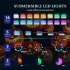 Submersible LED Lights With Remote Control  10LED Battery Powered Magnetic Snap On Type Pool Lights  IP68 Waterproof Rechargeable Hot Tub Light For Pool Aquariu
