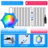 Submersible LED Lights With APP Control  Music Sync Color Changing 12V Pool Lights With Magnets   26ft Cord  IP68 Waterproof Wall Mounted Light For Pool  US Plu