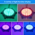 Submersible LED Lights With APP Control  Music Sync Color Changing 12V Pool Lights With Magnets   26ft Cord  IP68 Waterproof Wall Mounted Light For Pool  US Plu