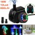 Submersible Water  Pump With 12 LED  Lights Fountain Pond Garden Fish Tank JYC 1550  16W with L12 lamp  UK Plug
