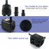 Submersible Water  Pump With 12 LED  Lights Fountain Pond Garden Fish Tank JYC 1550  16W with L12 lamp  UK Plug