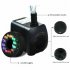 Submersible Water Pump With 12 Led 16w Lights Detachable For Fountain Swimming Pool Aquariums Fish Tank Sponds US plug   light 110V