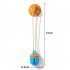 Suction Cup Dog Toy Tug Of War Rope Dog Toy Durable Grip Bite Resistant Super Strong Suction Interactive Pull Dog Toys For Teeth Cleaning Shark Suction Cup  Lak