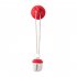 Suction Cup Dog Toy Tug Of War Rope Dog Toy Durable Grip Bite Resistant Super Strong Suction Interactive Pull Dog Toys For Teeth Cleaning Pine cone sucker red a