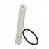 Suede Covered Mallet Stick for Crystal Singing Bowl Percussion Instrument Accessory white 21CM