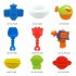Summer Beach Sand Toys Luggage Toy Kit Sand Water Toys Space Suitcase For Toddlers Boys Girls Beach Accessories 10pcs  random colors